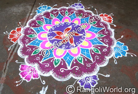 Freehand Rangoli
